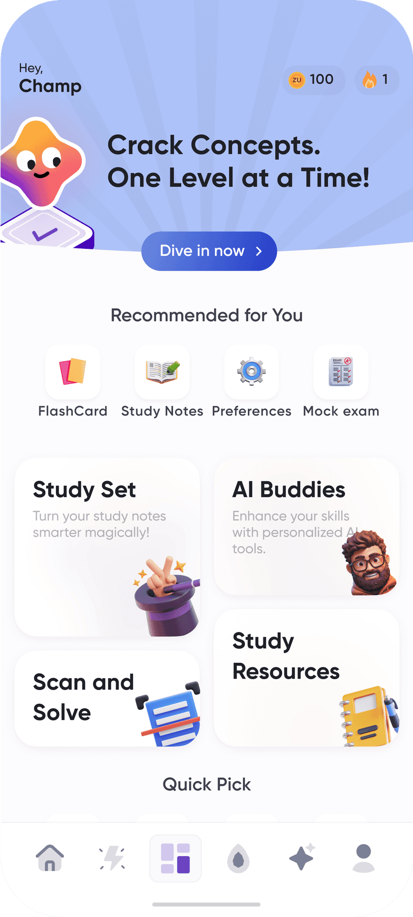 ZuAI App Screen