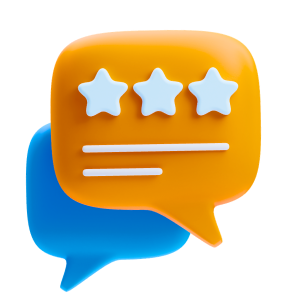 Feedback stars icon